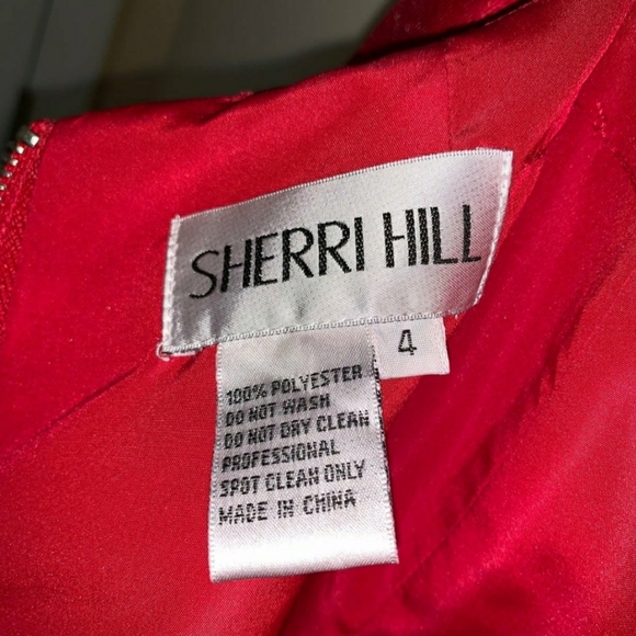 Red Sherri Hill Dress - Picture 2 of 4